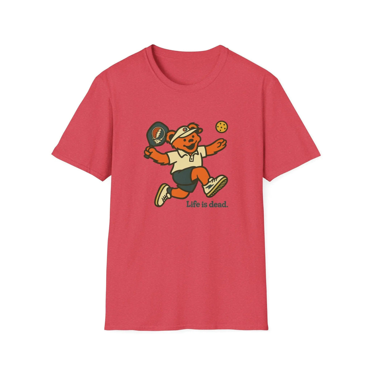 Pickleball Bear - Life is Dead T-Shirt