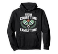 Pickleball Dad Papa Paddle Sport Coach Hoodie - Novelty Apparel Men Women