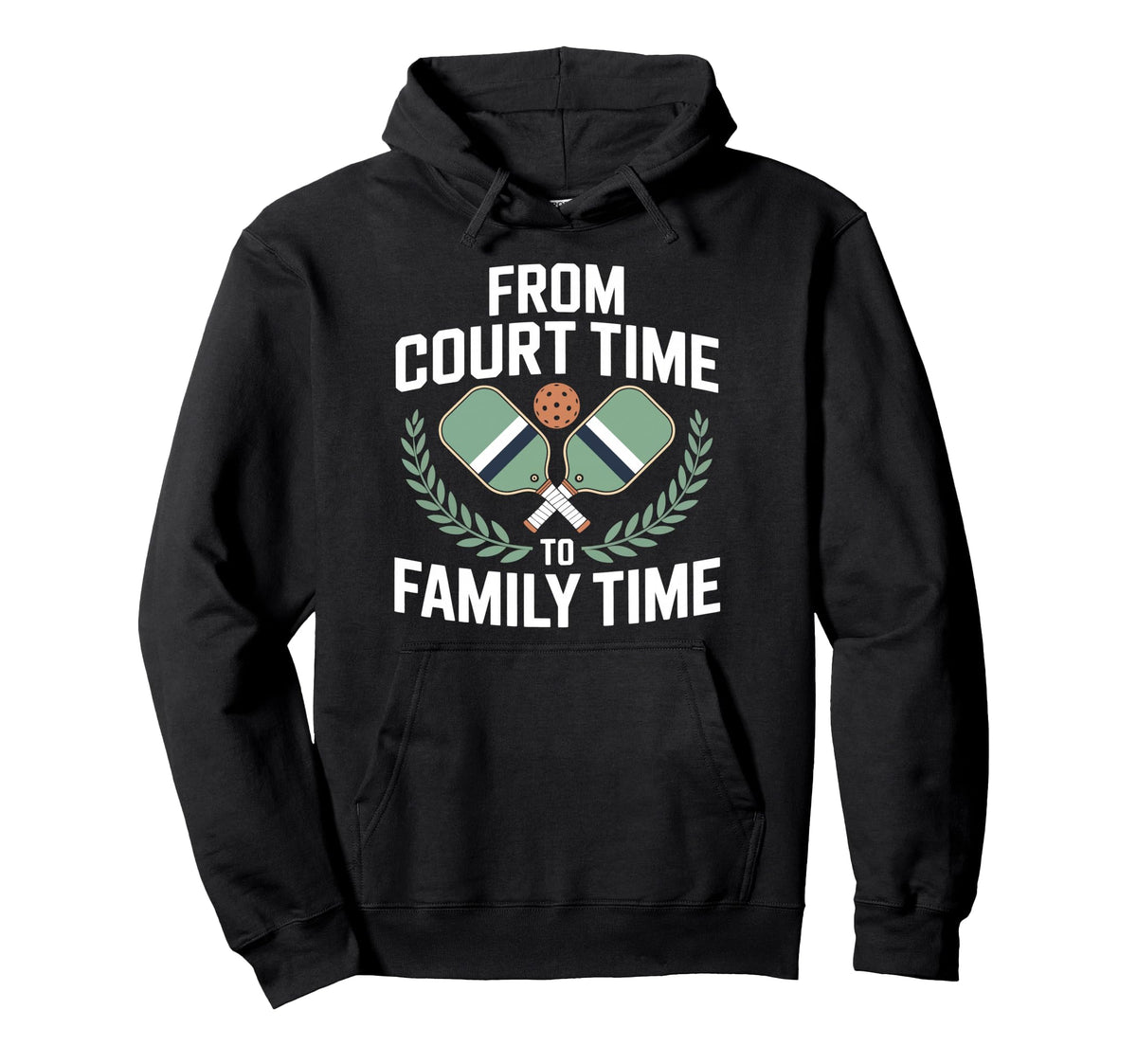 Pickleball Dad Papa Paddle Sport Coach Hoodie - Novelty Apparel Men Women