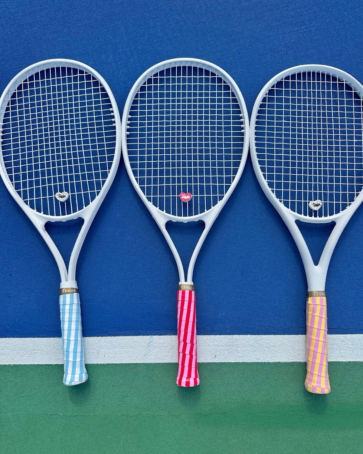 TESSI Tennis Racket Pickleball Paddle Overgrip 3-Pack