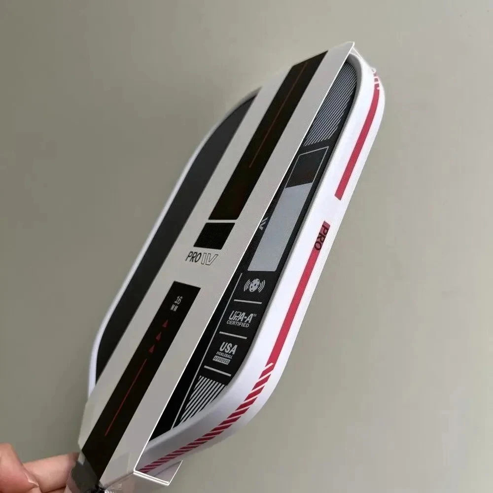 USAPA Approved PRO IV 16MM Pickleball Paddles T700 Carbon Fiber Increased Power Feel Fully Encased Sweet Spot