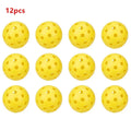 Professional Pickleball Balls 12/6 PCS 74mm 40 Holes Colorful Consistent Bounce for Official Competition Training