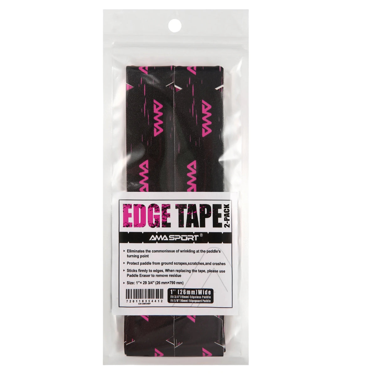 Pickleball Paddle Protection Tape New Color for 13mm/16mm/19mm Padel- 2 Units Pack Paddle Head Edge Guard- Pickleball Lead Tape