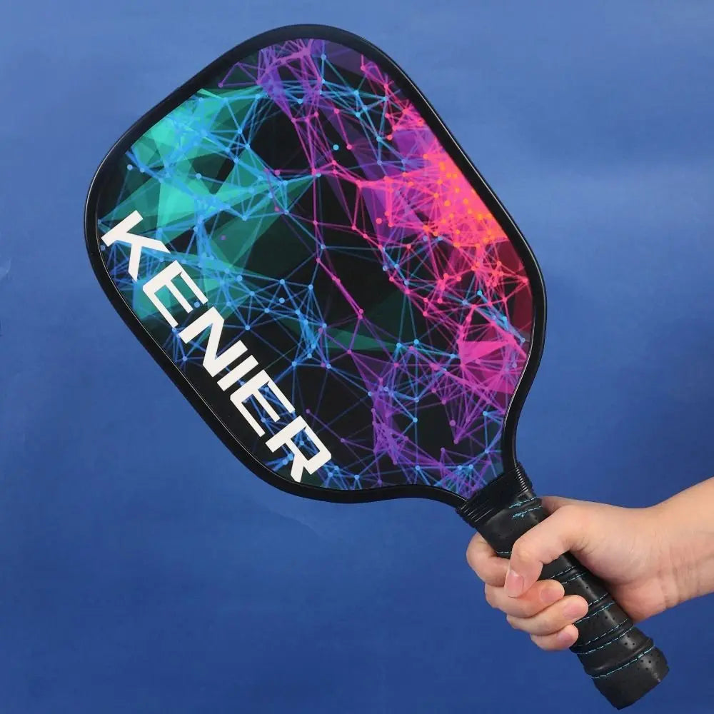 Shockproof Pickleball Paddles Set Non-slip Handle High Resilience Racquet Kit with 2 Rackets & 4 Pickleballs Balls