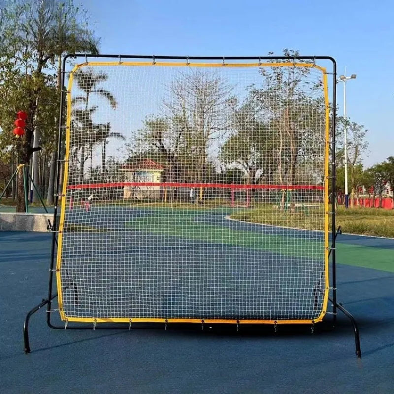 Portable  Rebound Training Net Detachable Frame Multifunctional Gear for Tennis Pickleball Outdoor Backyard