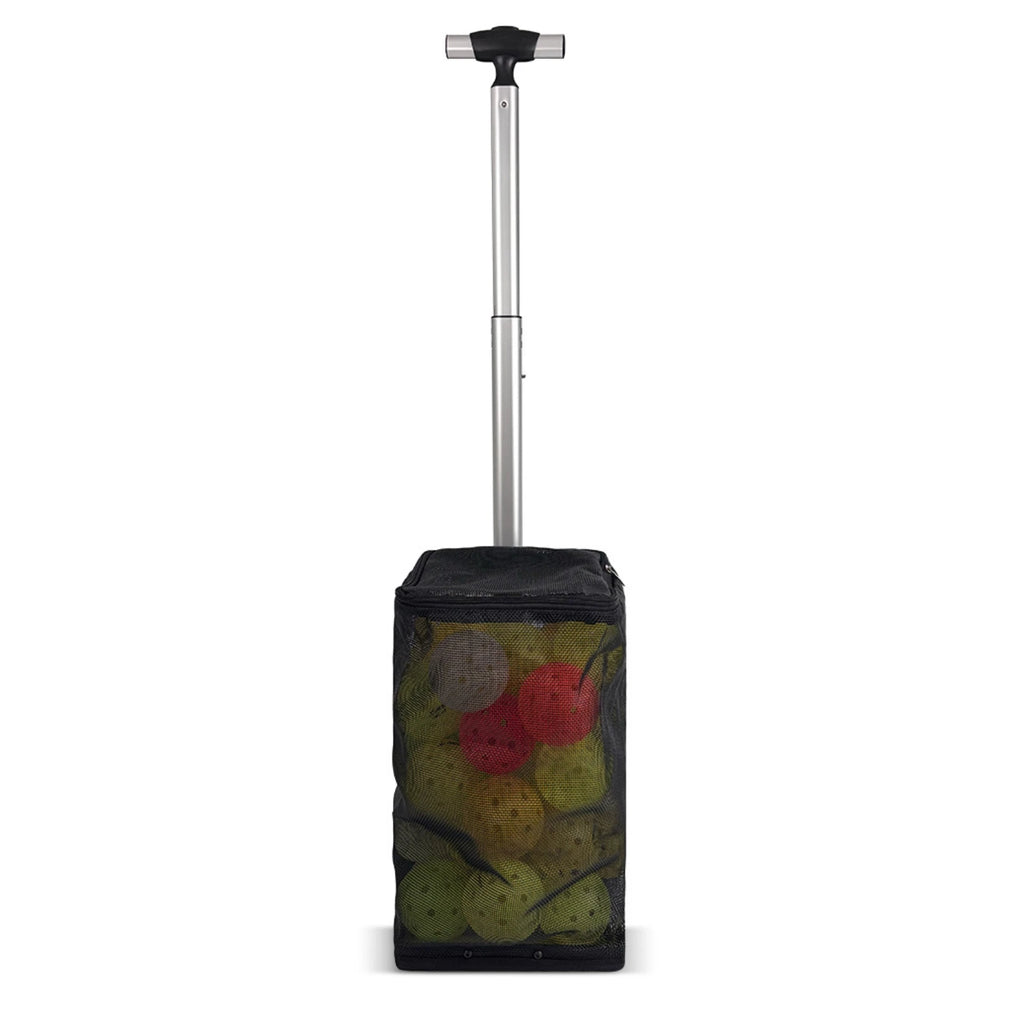Pickleball Ball Picker Adjustable Handle Pickleball Retriever Collector Sports Equipment Stainless Steel Game Gear Zippered Top