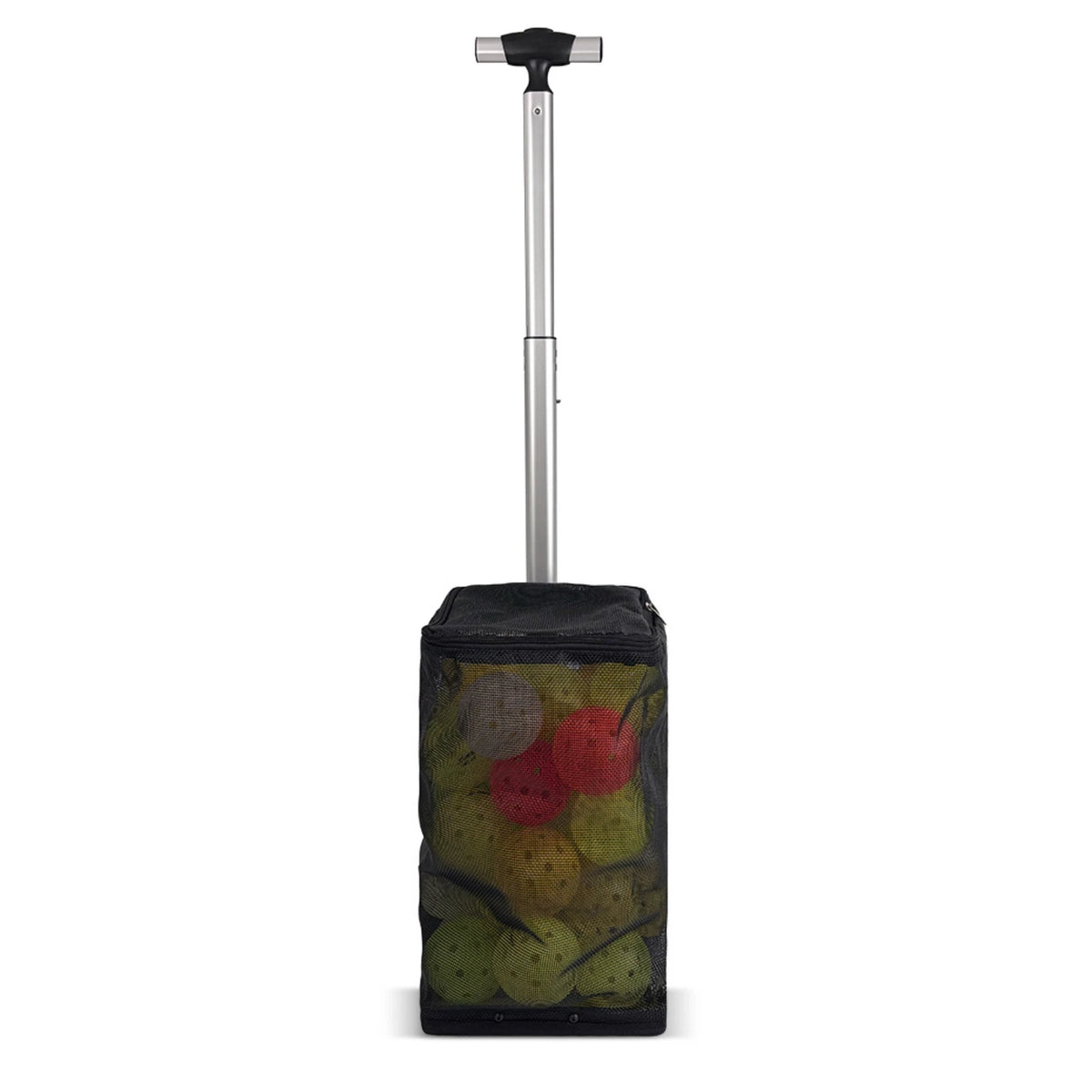 Pickleball Ball Picker Adjustable Handle Pickleball Retriever Collector Sports Equipment Stainless Steel Game Gear Zippered Top