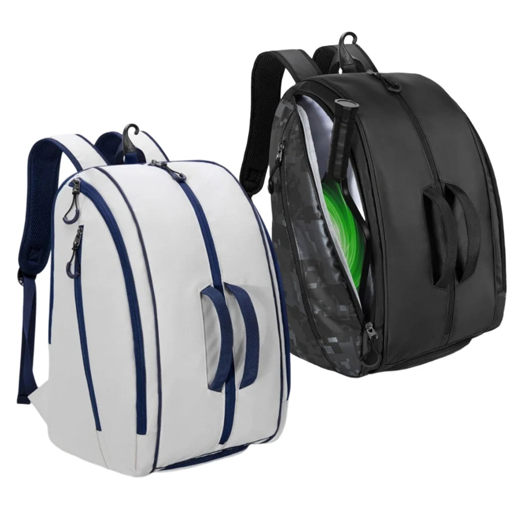 Junior Pickleball Sports Backpack with Breathable Back Panel and Waterproof Storage Pockets for Organized Gear