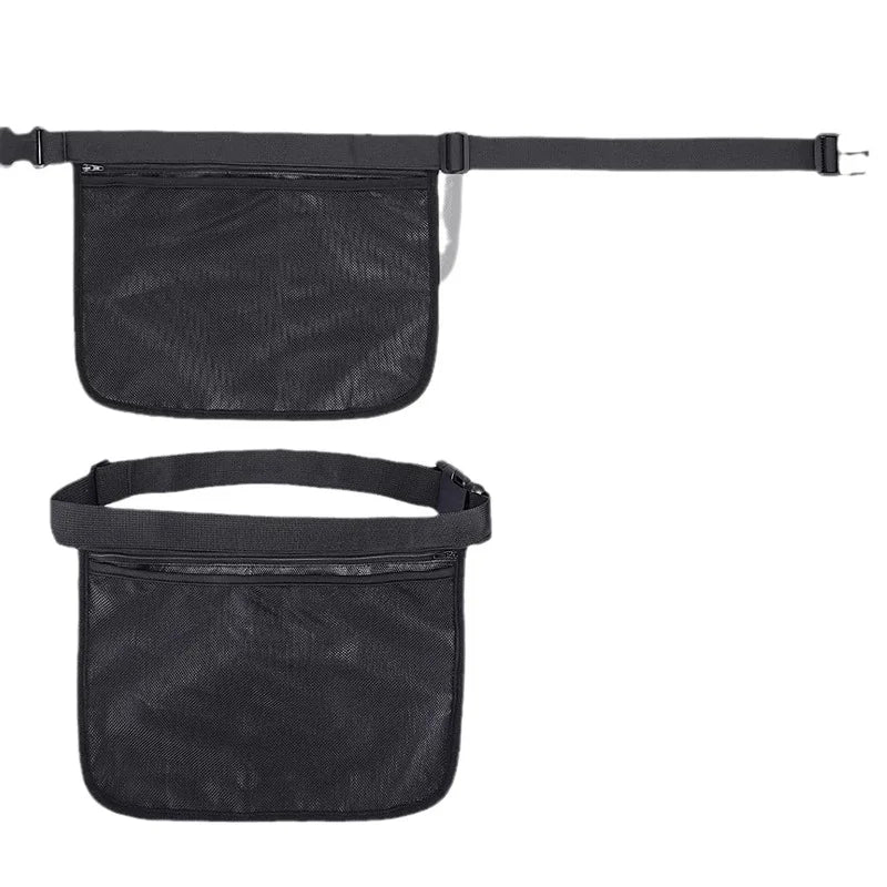 Tennis Pickleball Waist Pack - Large Capacity Balls Capacity Quick-Release Belt, Sweatproof Mesh Pouch for Training & Tournament