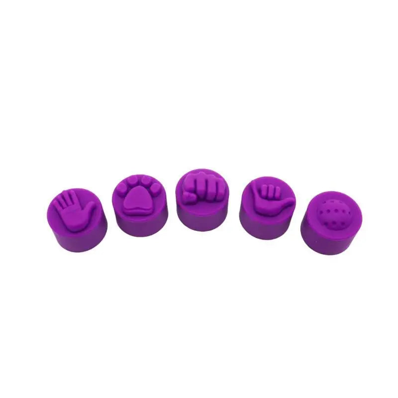 5pcs Color-Coded Pickleball Paddle End Caps Suitable For Paddles, Hot- Durable Balance Enhancing Handle Tips With Slap Cap