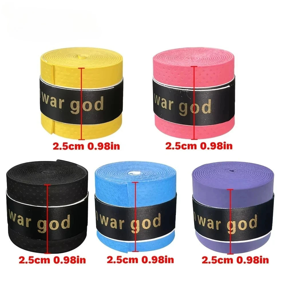 Tennis racket wrap grip rubber pre-cut non-slip, sweat-absorbing hand tape Badminton pickleball comfortable cushion grip