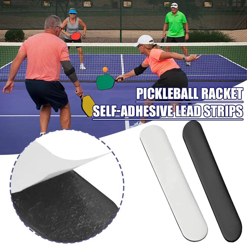 Pickleball Lead Tape Weighted Flexible Adhesive Tape Bars Reusable Paddle Edge Guard Increase Power Swing Speed Accessorie