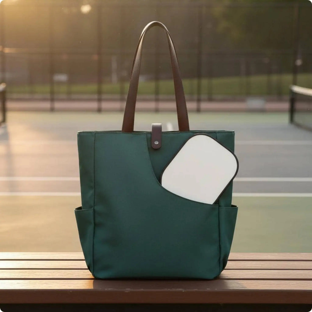 Pickleball Paddle Tote Multiple Pockets Tennis Tote Bag Tennis Racket Storage Bag Strong Protection Sports Gear for Travel