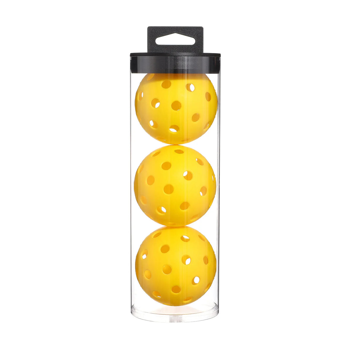 4 Pcs Rotomolded 40‑Hole Pickleball 74mm Hole Ball With Plastic Bucket Packaging For Outdoor Sports Training