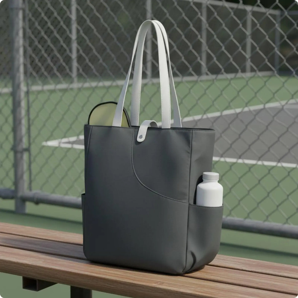 Pickleball Paddle Tote Multiple Pockets Tennis Tote Bag Tennis Racket Storage Bag Strong Protection Sports Gear for Travel