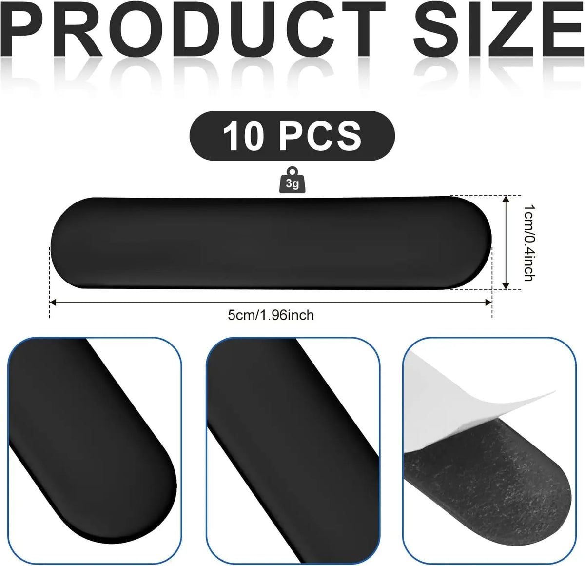 Pickleball Lead Tape, Weighted 3g Lead Tape for Pickleball Paddles,Adhesive Golf Grip Tape Accessory for Paddle Edge Guard