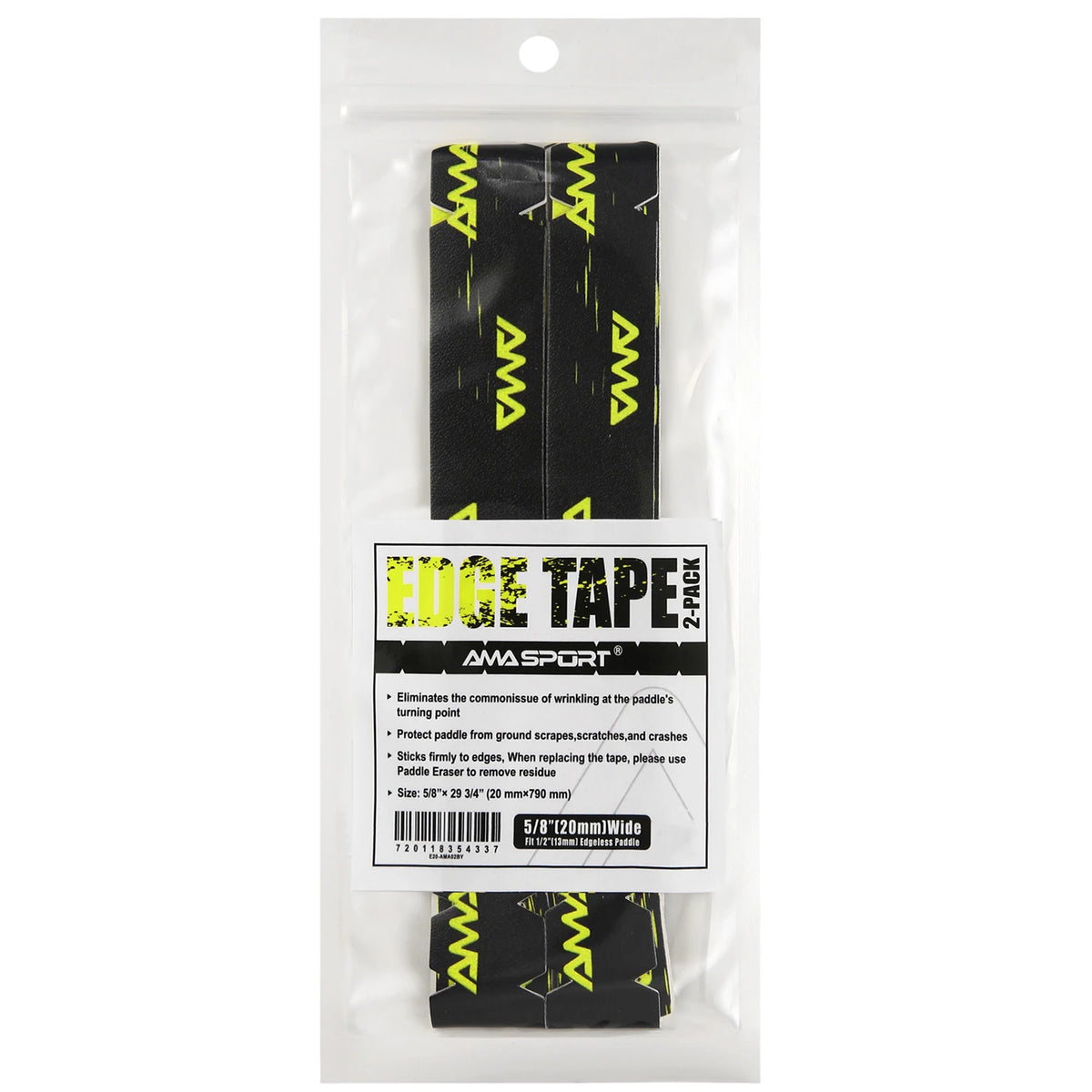 Pickleball Paddle Protection Tape New Color for 13mm/16mm/19mm Padel- 2 Units Pack Paddle Head Edge Guard- Pickleball Lead Tape