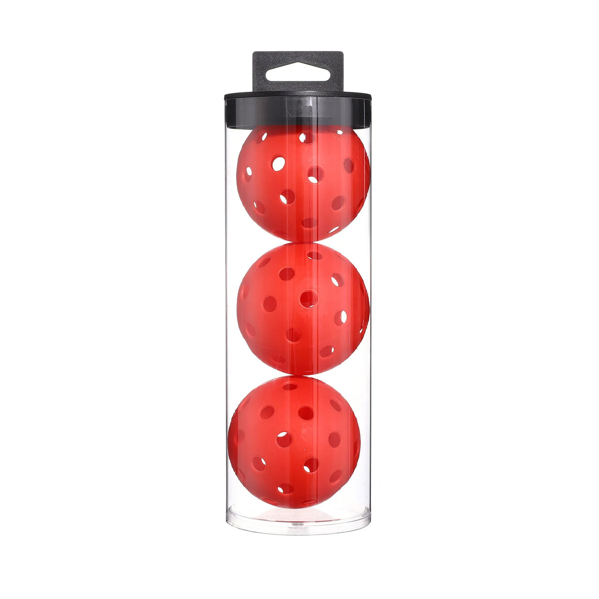 4 Pcs Rotomolded 40‑Hole Pickleball 74mm Hole Ball With Plastic Bucket Packaging For Outdoor Sports Training