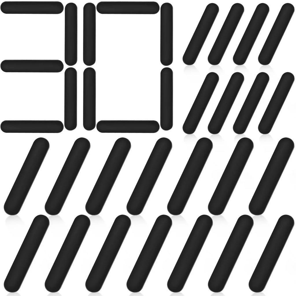 30Pcs Pickleball Lead Tape Weighted Flexible Adhesive Tape Bar Paddle Edge Guard Increase Power Swing Speed Pickleball Accessory