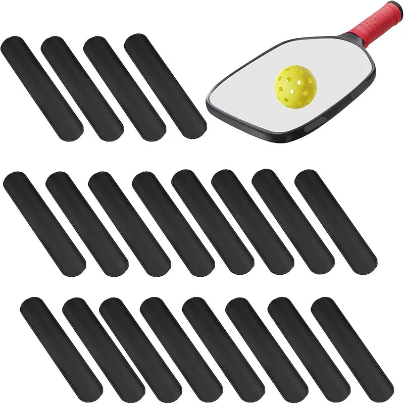 30Pcs Pickleball Lead Tape Weighted Flexible Adhesive Tape Bar Paddle Edge Guard Increase Power Swing Speed Pickleball Accessory