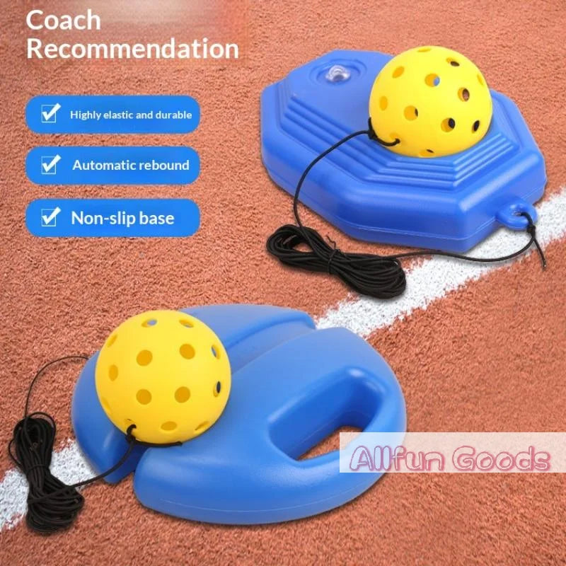 Pickleball Trainer Pickleball Ball With String Pickleball Rebound Ball Training Aid Self-study For Single Player Adult Sport