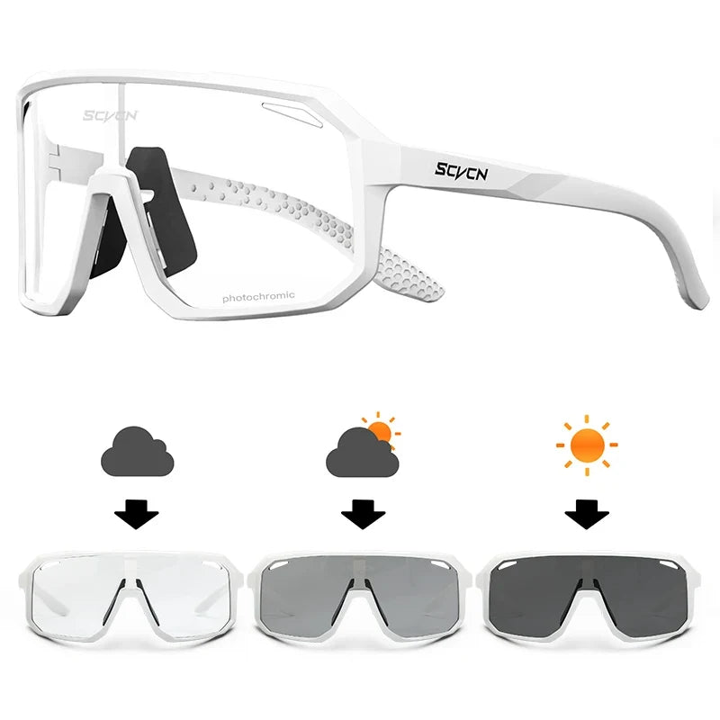 SCVCN New Outdoor Road Riding Cycling Sunglasses Sports Running Goggles Men's Mtb Bicycle Glasses Women Cycling Climbing Eyewear