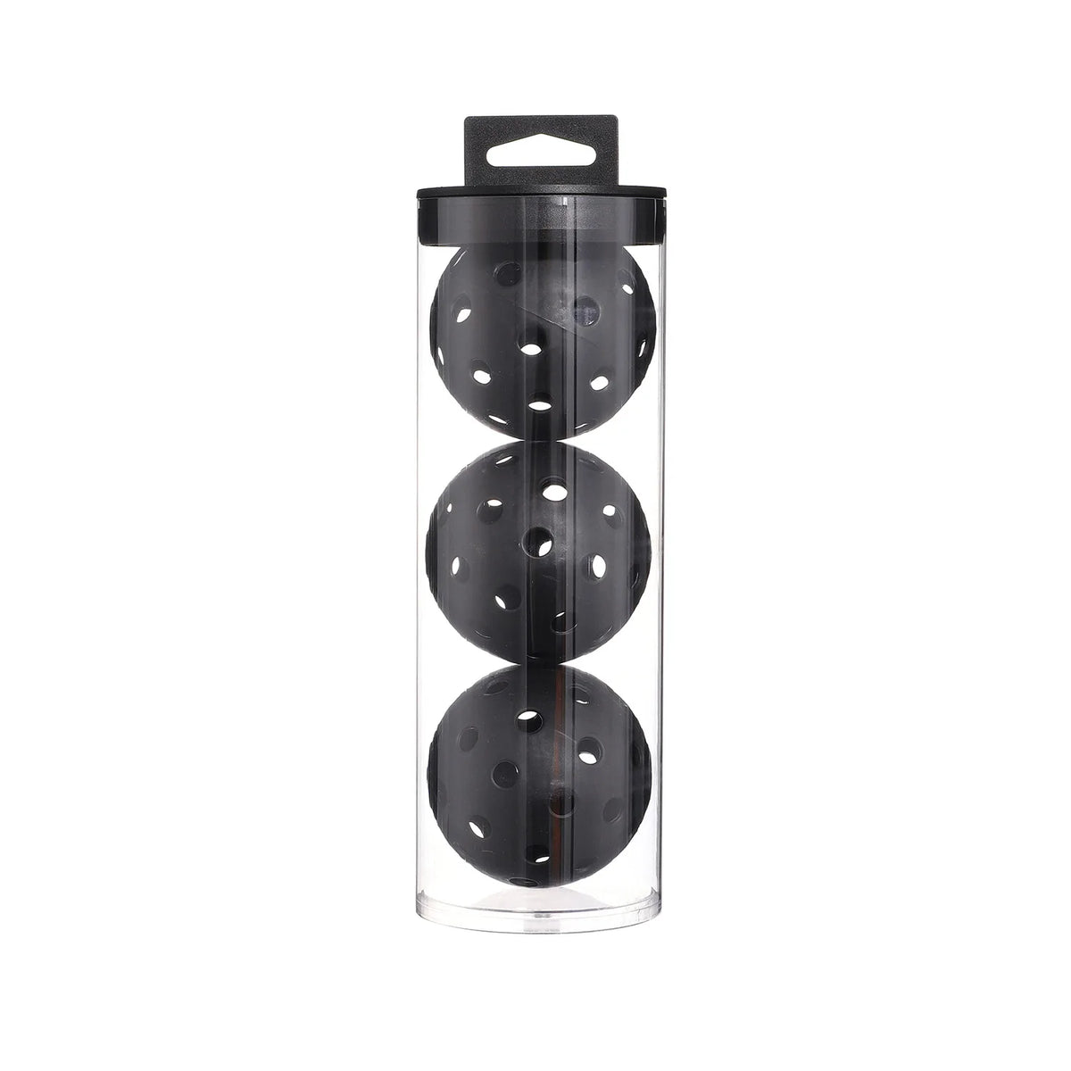 4 Pcs Rotomolded 40‑Hole Pickleball 74mm Hole Ball With Plastic Bucket Packaging For Outdoor Sports Training