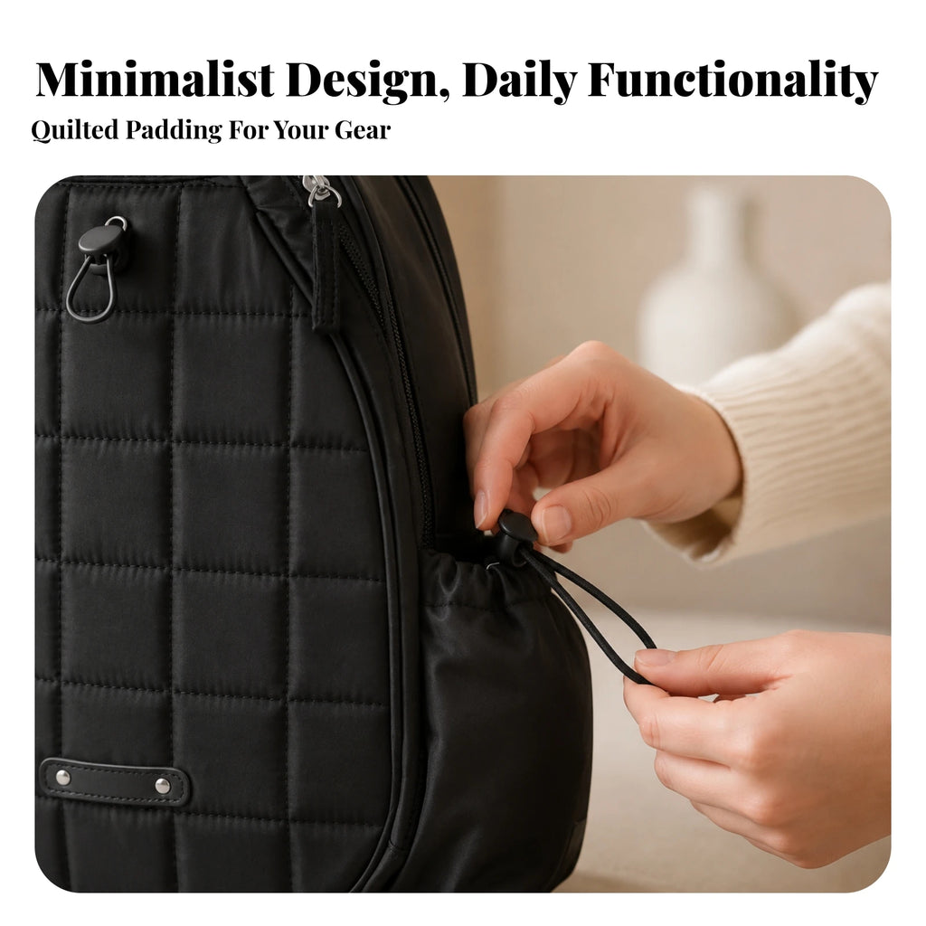 Sports Gear Bag Zippered Pickleball Gear Bag for Casual Outings, Everyday Organization