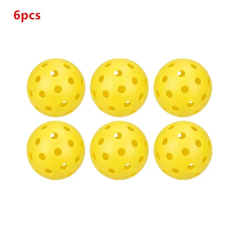 Professional Pickleball Balls 12/6 PCS 74mm 40 Holes Colorful Consistent Bounce for Official Competition Training