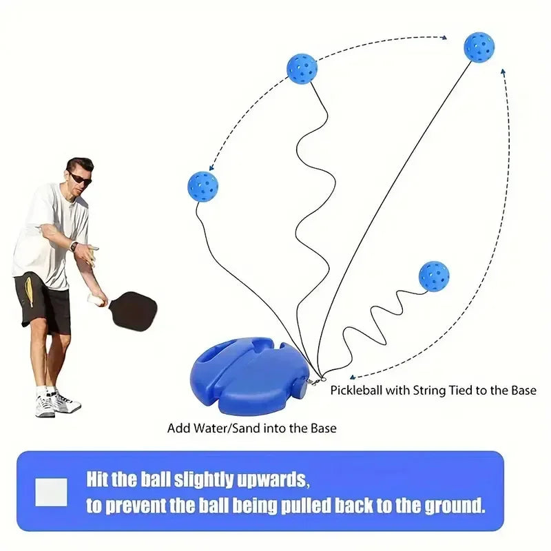 Pickleball Trainer Pickleball Ball With String Pickleball Accessories Pickleball Training Aid For Sport Single Player Adult