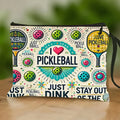 Pickleball Racket Makeup Bag Multi Functional Storage Pouch Toiletry Bag with Sports Theme Ideal Gift for Sports Enthusiasts