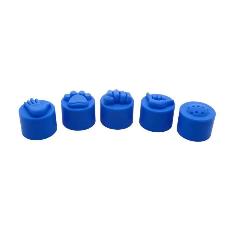 5pcs Color-Coded Pickleball Paddle End Caps Suitable For Paddles, Hot- Durable Balance Enhancing Handle Tips With Slap Cap
