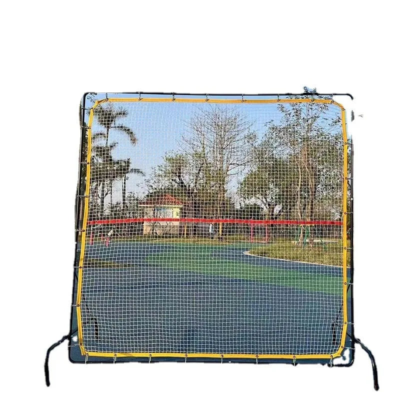Portable  Rebound Training Net Detachable Frame Multifunctional Gear for Tennis Pickleball Outdoor Backyard