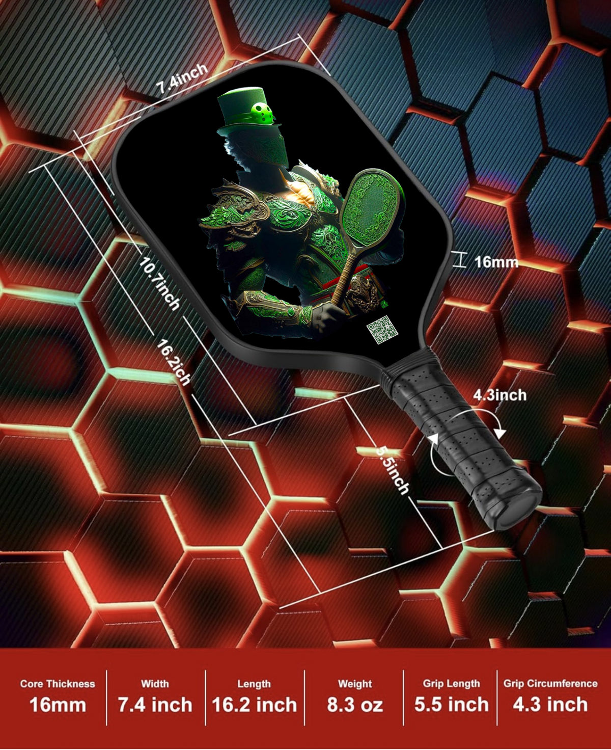 Ghost Spider / Spider-Man - Pickleball Paddle