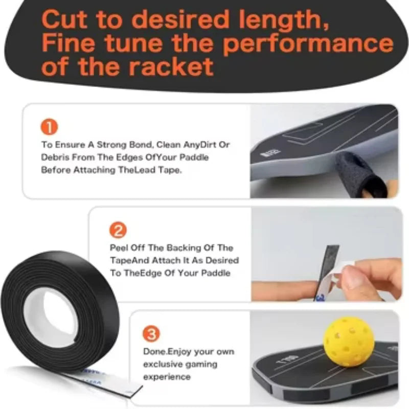 Pickleball Paddle Balance Weight Strips, Suitable for Paddles, TYPTI Paddles, Tennis Rackets and Golf Clubs, Racket Accessories