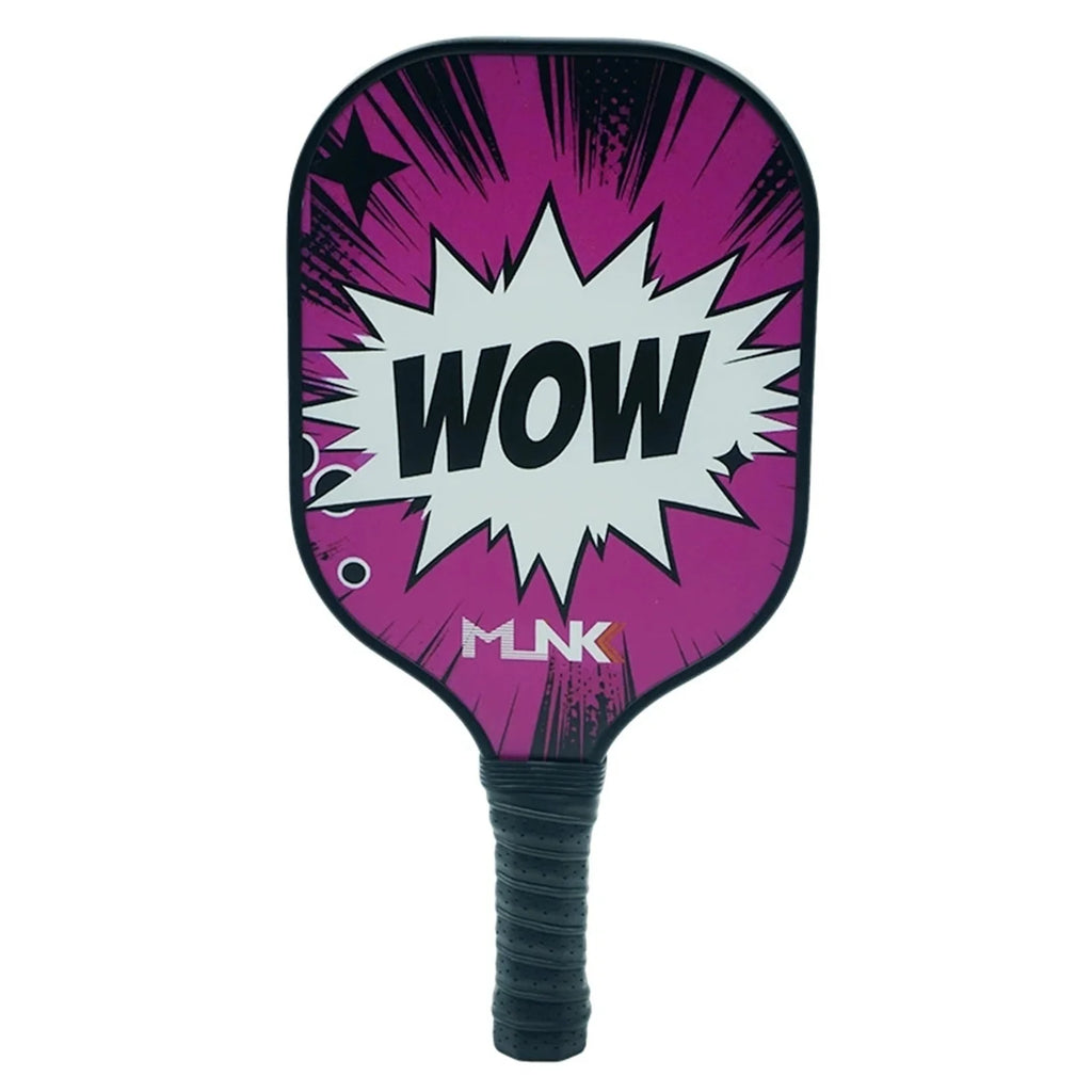 Fiberglass & Honeycomb Core Pickleball Set (2 Paddles + 4 Balls) - Family & Kids Outdoor Sports Gear for Beginner Training