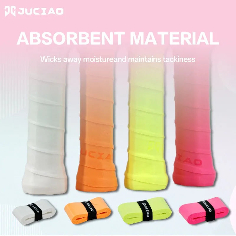JUCiAO Pickleball Paddle Overgrip Max Tacky Moisture-Wicking Grip Tape for Pickleball Paddles in 10 Packs Anti-Slip & Durable Ov