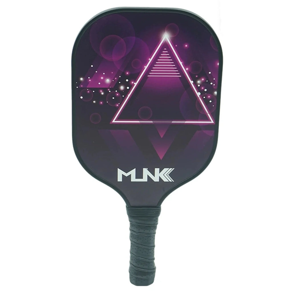 Fiberglass & Honeycomb Core Pickleball Set (2 Paddles + 4 Balls) - Family & Kids Outdoor Sports Gear for Beginner Training