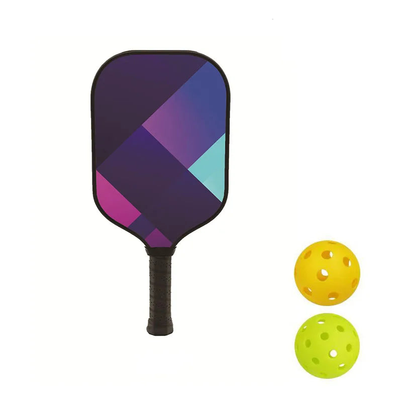 Pickleball Paddles Glass Fibre Surface With 2 Pickleballs Kit Honeycomb Core Pickleball Paddle Racket Indoor Outdoor Exercise