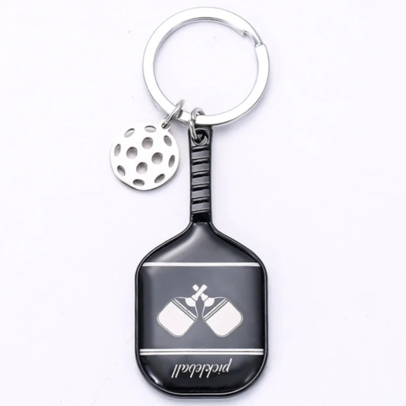 Pickleball keychain For Sports Lovers Bags Wallets Car Key Pendants Cute Mini Pickleball Keychain Gifts