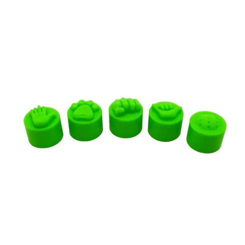 5pcs Color-Coded Pickleball Paddle End Caps Suitable For Paddles, Hot- Durable Balance Enhancing Handle Tips With Slap Cap
