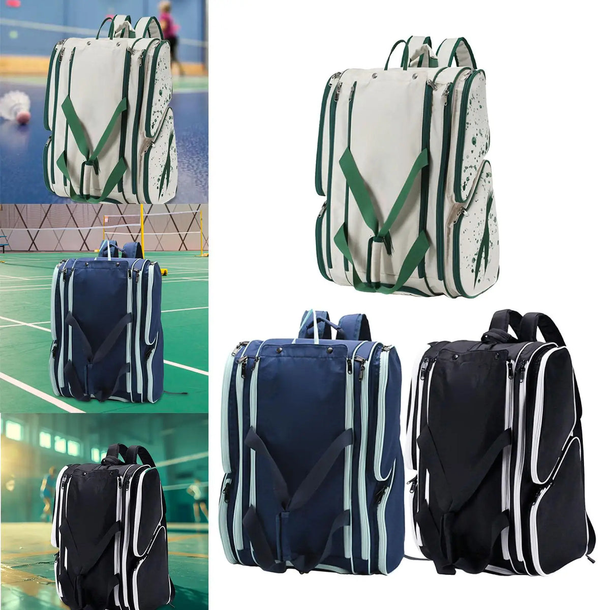 Pickleball Bag Adjustable Straps Shoulder Bag Gear Storage Handbag for Camping