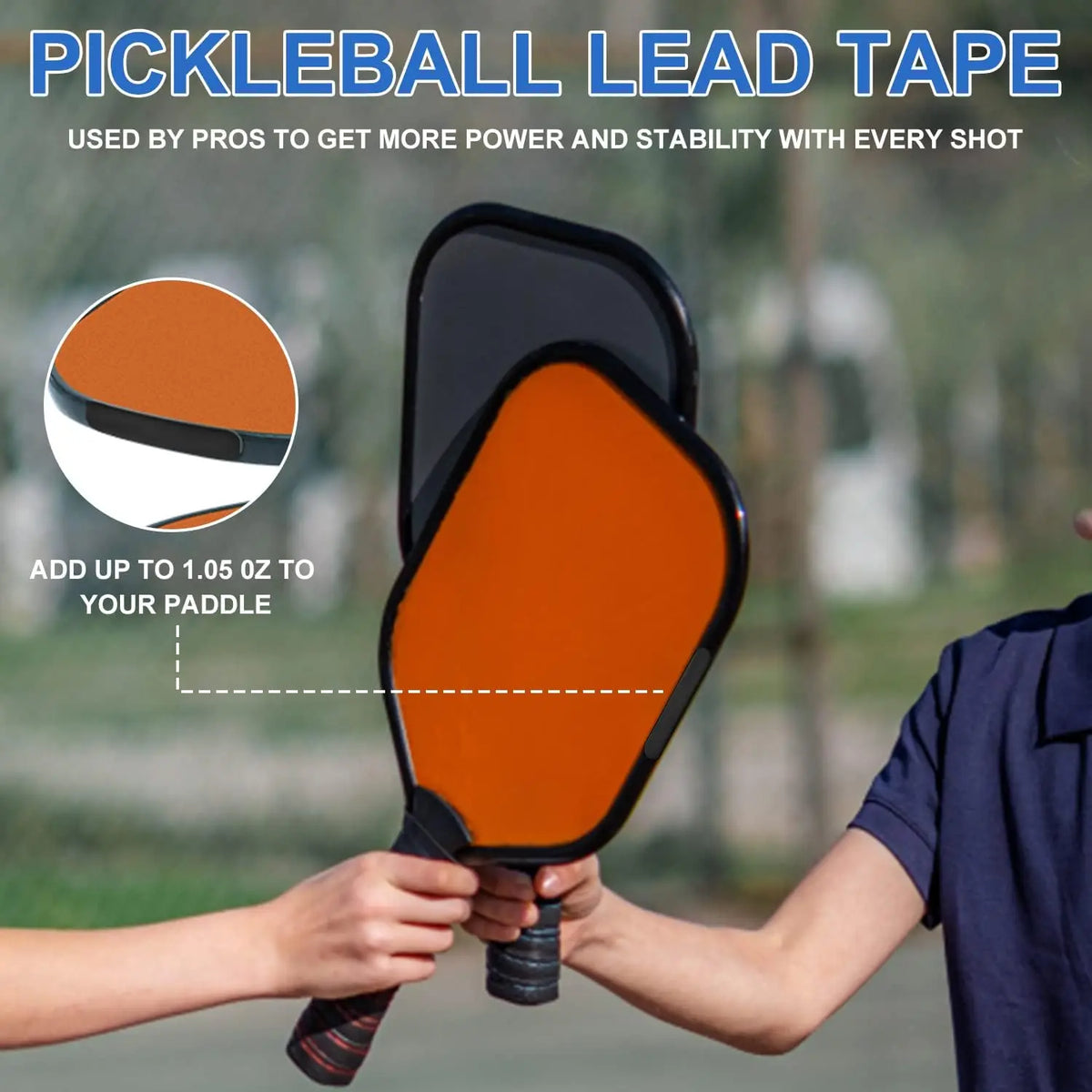 Pickleball Lead Tape, Weighted 3g Lead Tape for Pickleball Paddles,Adhesive Golf Grip Tape Accessory for Paddle Edge Guard