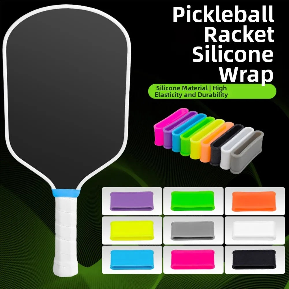 Tennis Racket Grip Rings Pickleball Paddle Grip Tape Silicone Pickleball Tennis Grip Finishing Rings Tennis Accessories ﻿