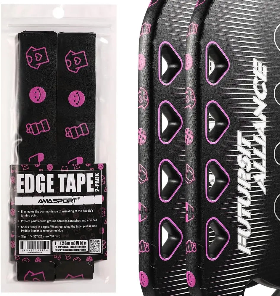 Pickleball Paddle Protection Tape New Color for 13mm/16mm/19mm Padel- 2 Units Pack Paddle Head Edge Guard- Pickleball Lead Tape