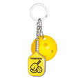 Pickleball keychain For Sports Lovers Bags Wallets Car Key Pendants Cute Mini Pickleball Keychain Gifts