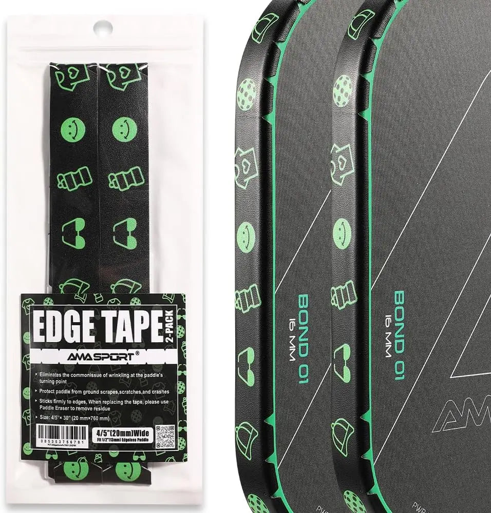 Pickleball Paddle Protection Tape New Color for 13mm/16mm/19mm Padel- 2 Units Pack Paddle Head Edge Guard- Pickleball Lead Tape
