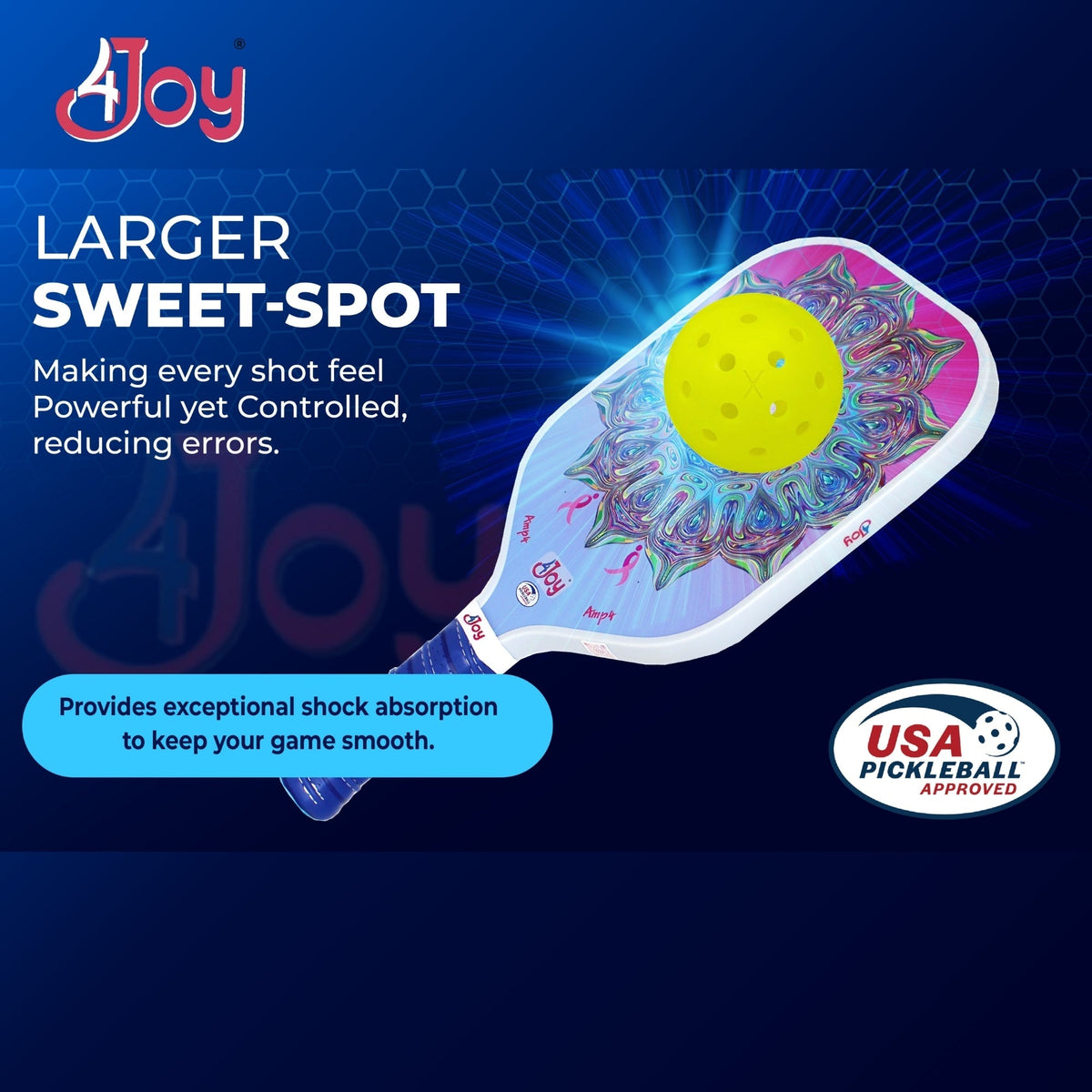 AMP4 Pickleball Paddle - Sunset