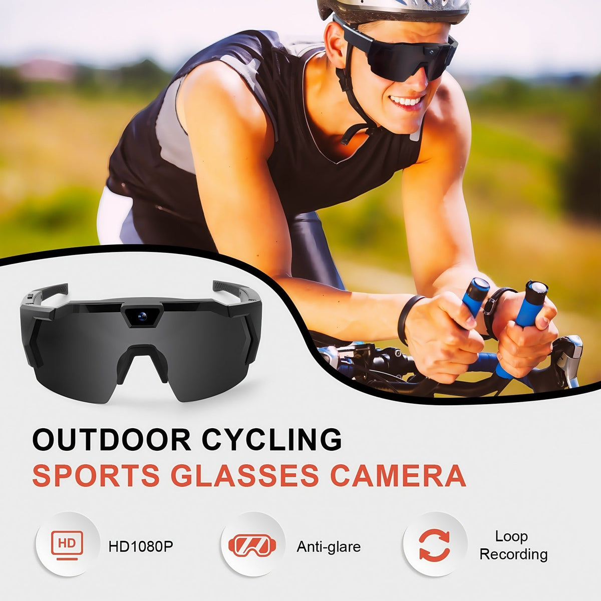 Sports Eyewear Camera Recorder Plastic