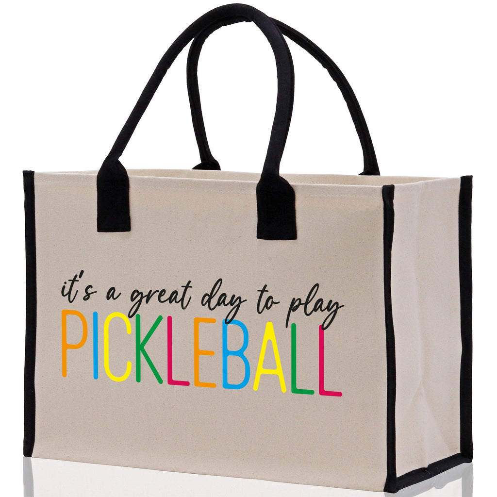 Pickleball Tote Bag Personalized Pickleball Party Favors Custom Pickleball Player Gift Pickleball Cotton Canvas Tote Bag